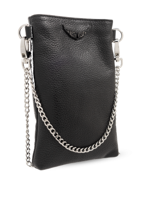 Zadig & Voltaire ‘Rock’ phone holder on chain