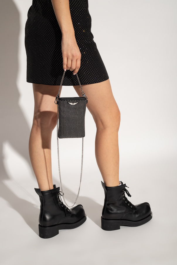 Zadig & Voltaire ‘Rock’ phone holder on chain