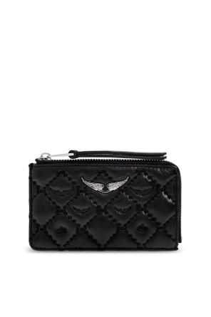 Cartera de piel acolchada