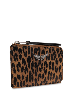 Zadig & Voltaire Estuche de tarjetas de cuero