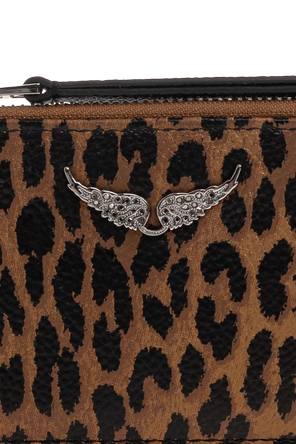 Zadig & Voltaire Estuche de tarjetas de cuero