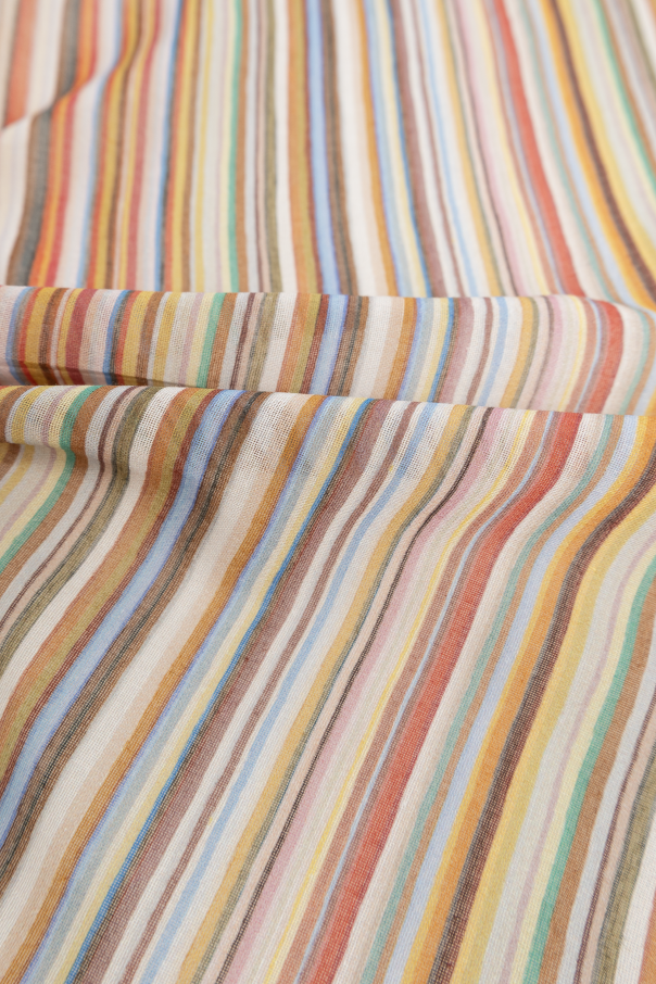 Paul Smith Ein Einstecktuch mit Streifenmuster