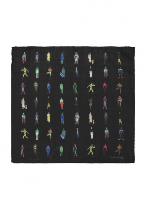 Wełniana poszetka z nadrukiem od Paul Smith