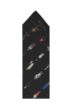 Wełniana poszetka z nadrukiem od Paul Smith