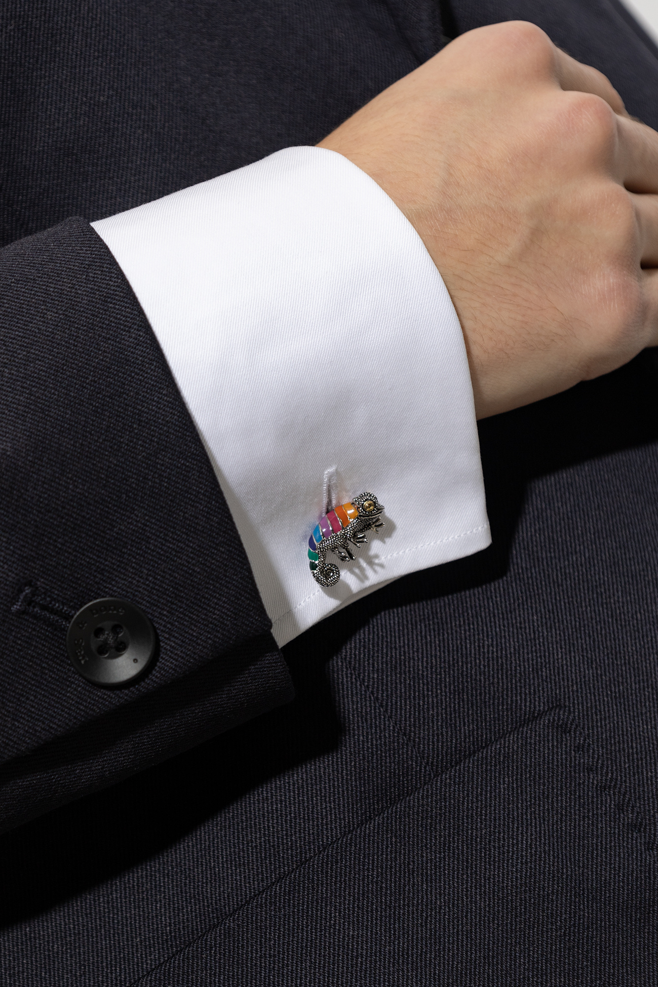 Paul Smith Logo-engraved cufflinks