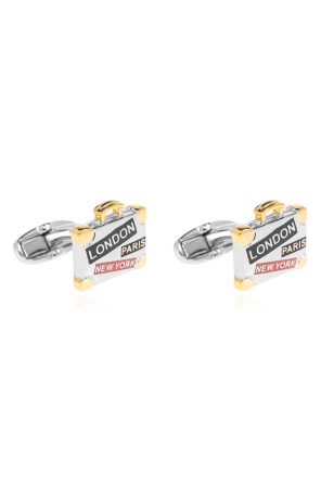Cufflinks with suitcase motif