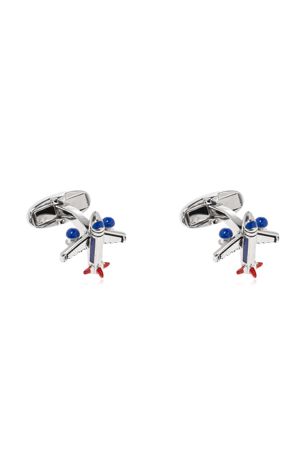 Cufflinks with airplane design od Paul Smith
