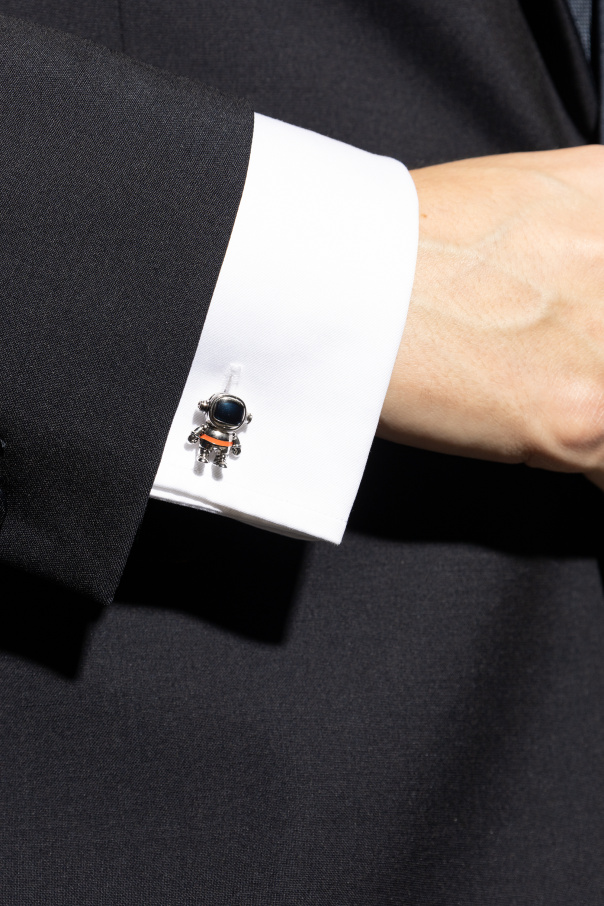 Paul Smith Astronaut motif cufflinks