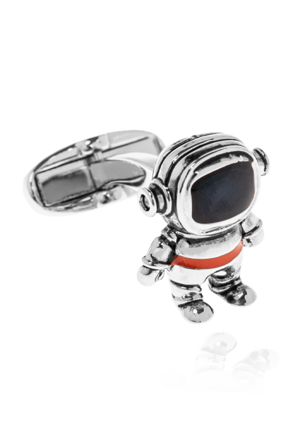Paul Smith Astronaut motif cufflinks