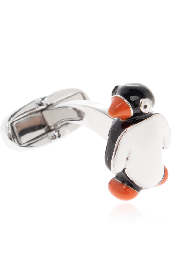 Paul Smith Cufflinks with a penguin motif