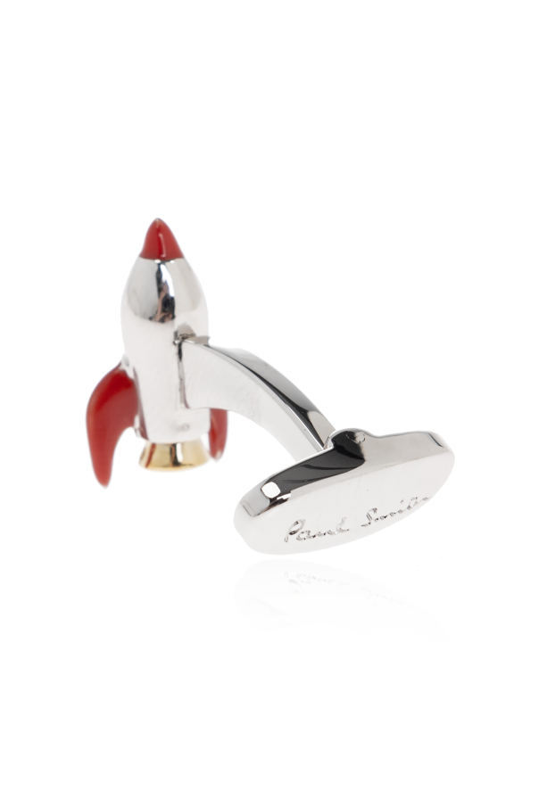 Paul Smith Rocket motif cufflinks