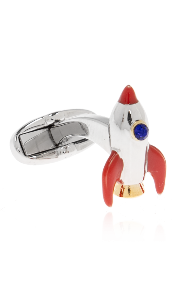 Paul Smith Rocket motif cufflinks