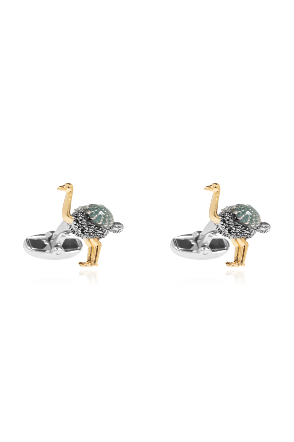 Bird motif cufflinks od Paul Smith