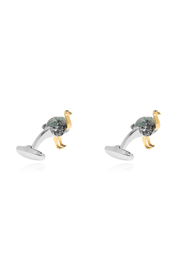 Paul Smith Bird motif cufflinks