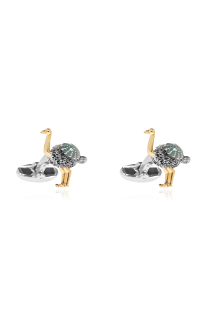 Bird motif cufflinks