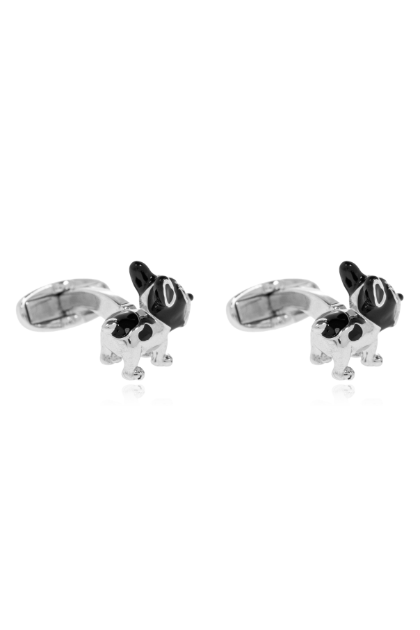 Dog motif cufflinks od Paul Smith