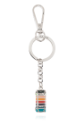 Paul Smith SILVER Keyring with charm