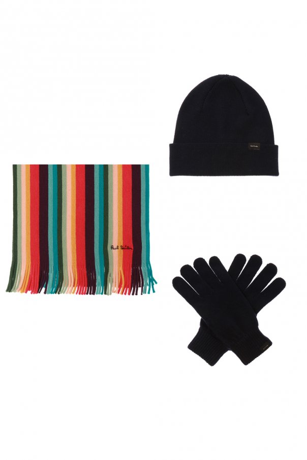 Paul Smith Hat, scarf & gloves set