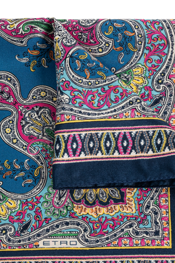 Etro Pañuelo de bolsillo de seda