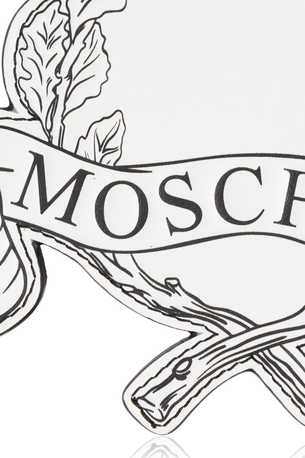 Moschino Leather keychain