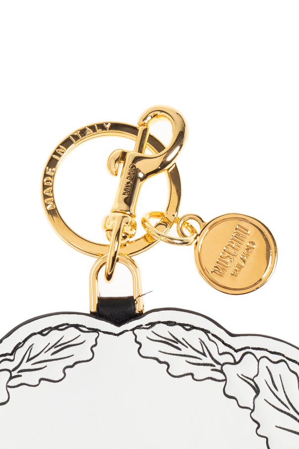 Moschino Leather keychain