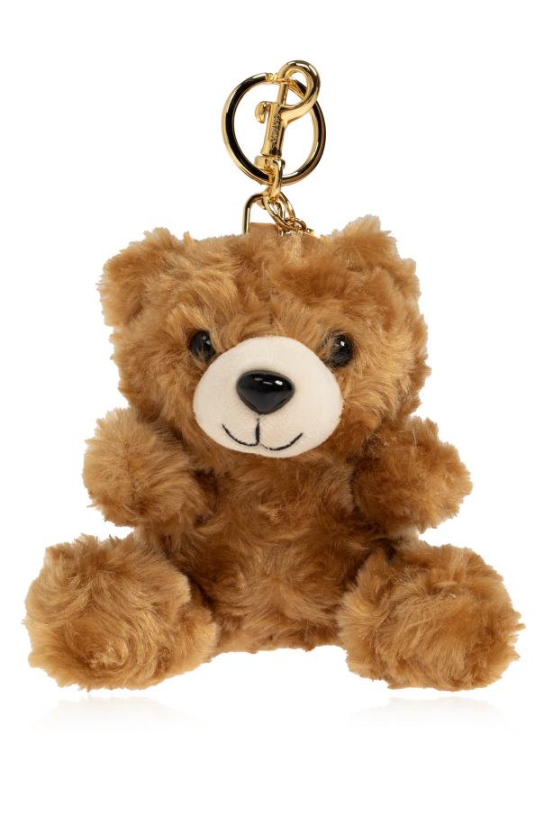 Keyring with a teddy bear-shaped pendant od Moschino