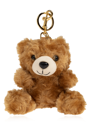 Keyring with a teddy bear-shaped pendant