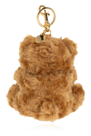 Moschino Keyring with a teddy bear-shaped pendant