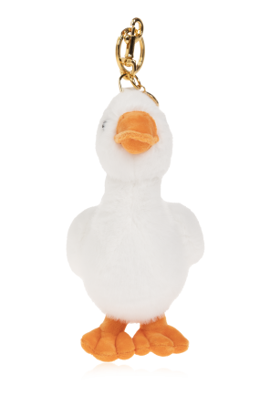 Keychain with a goose-shaped pendant
