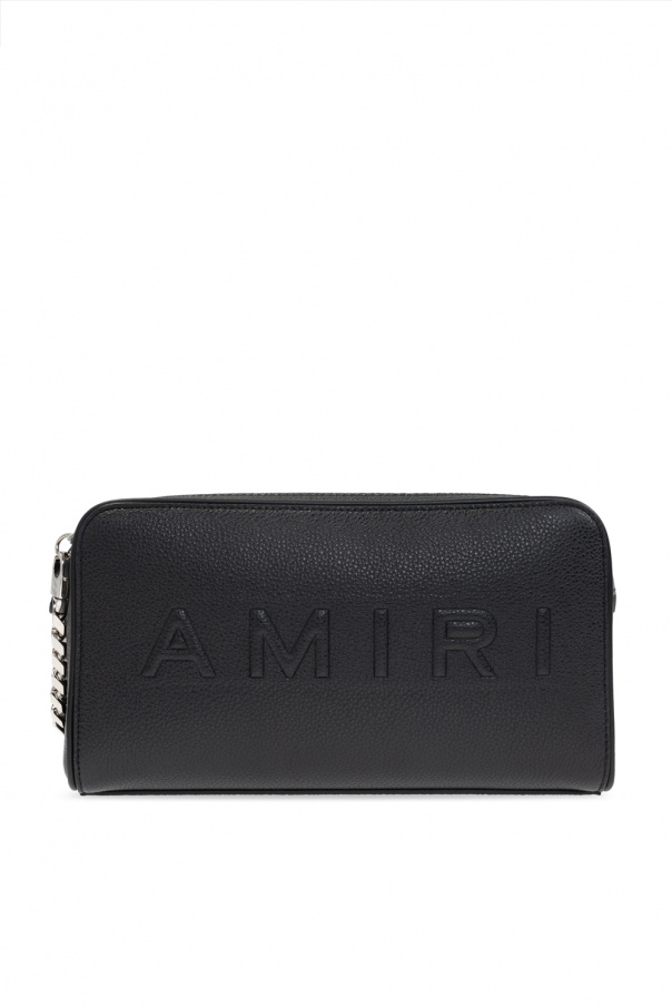 Amiri For Lakeland Leather Raven Leather Cross-Body Bag