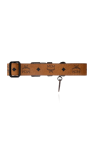 MCM BROWN Dog collar