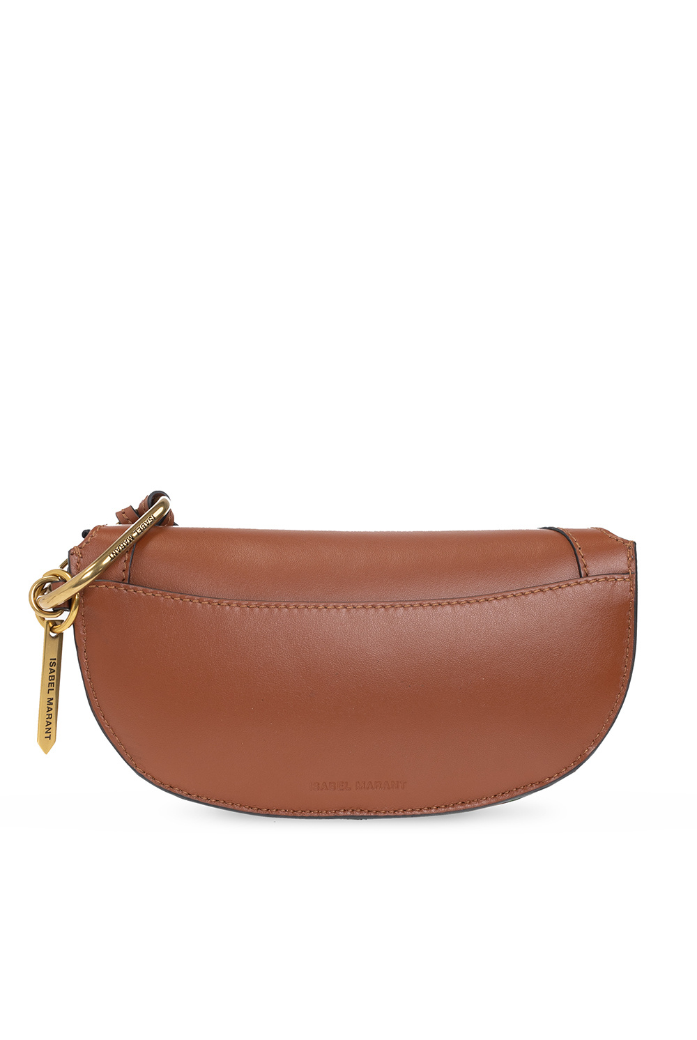 Hermès Kelly Handbag 401169, Isabel Marant Naimey logo-engraved shoulder  bag Brown