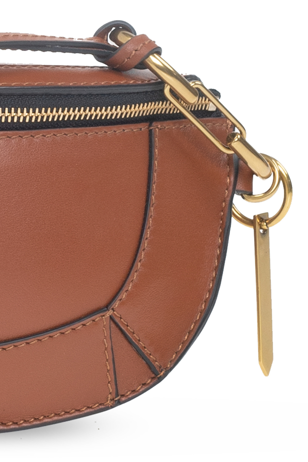 Hermès Kelly Handbag 401169, Isabel Marant Naimey logo-engraved shoulder  bag Brown
