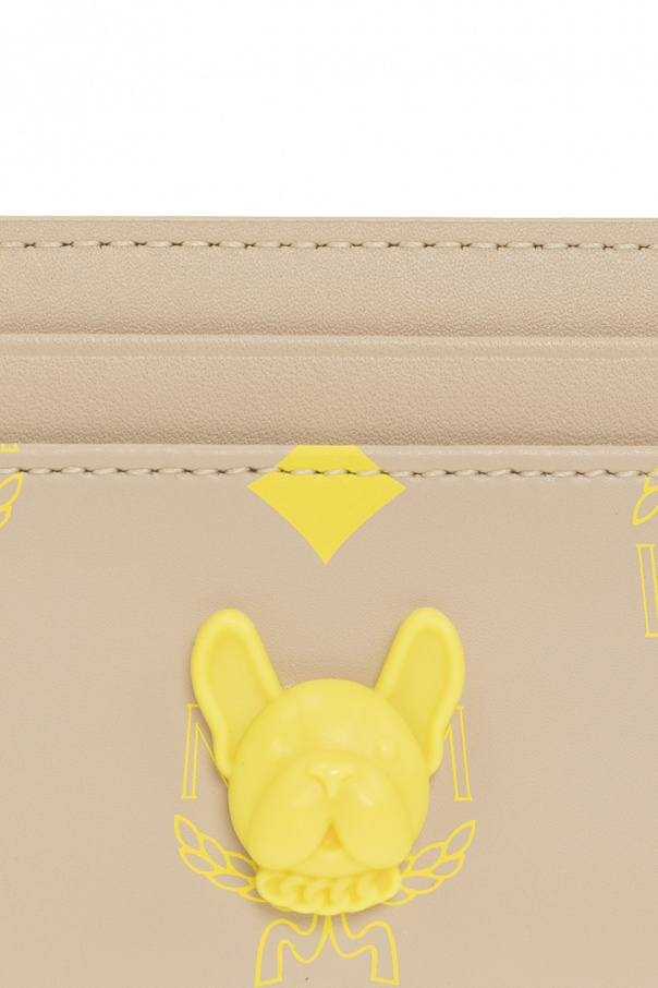 MCM ‘M Pup’ card holder with monogram