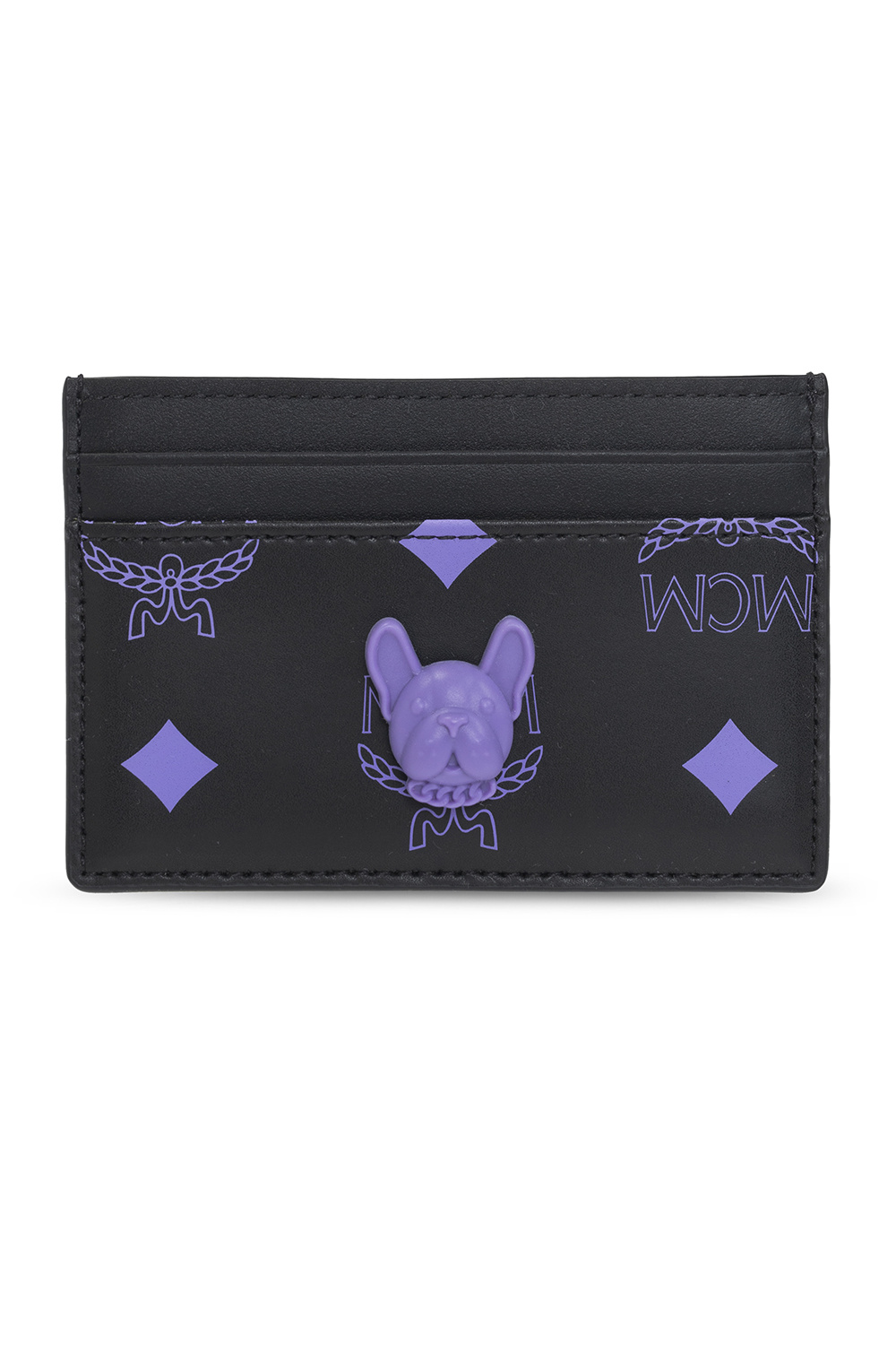 MCM ‘M Pup’ card holder with monogram