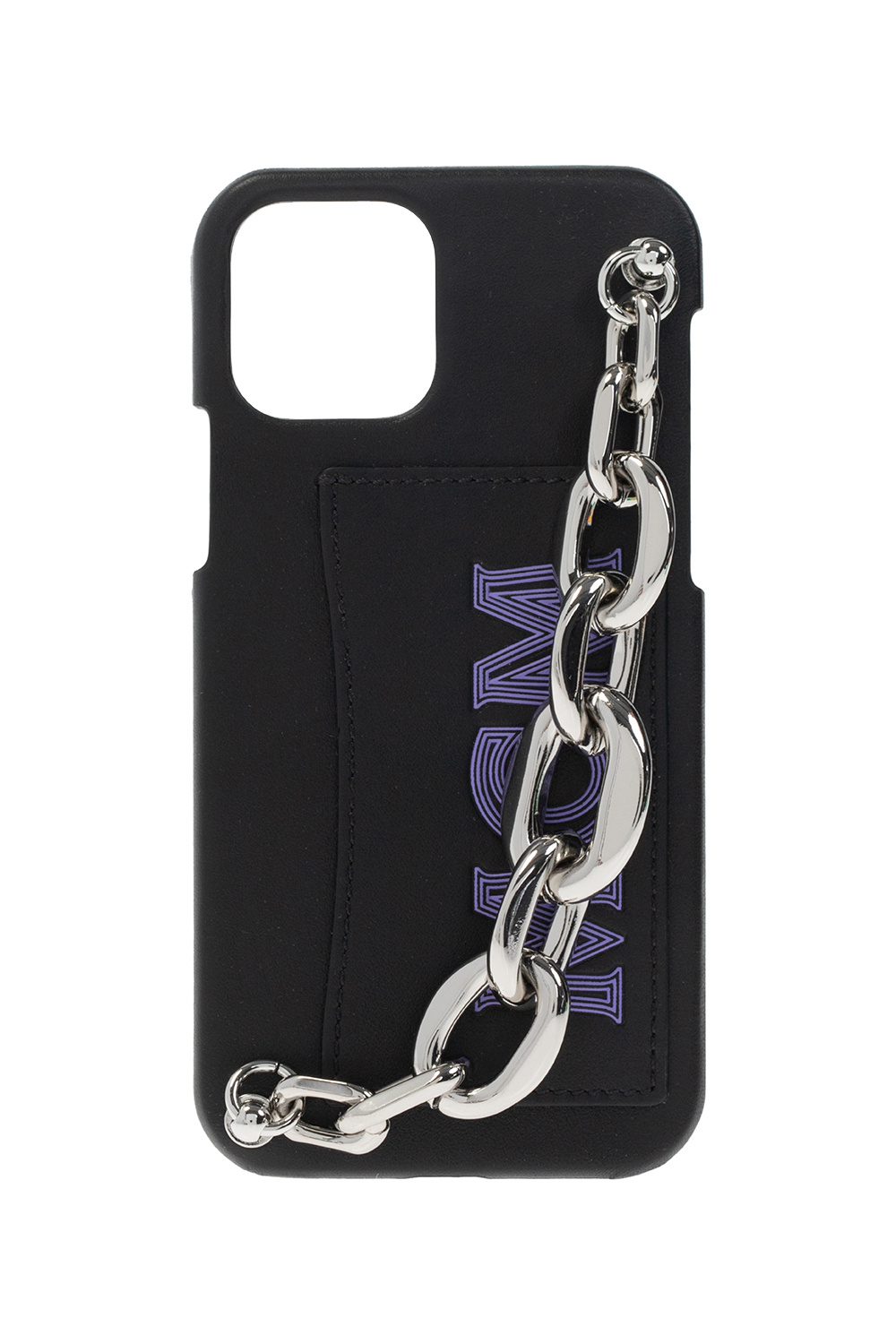 MCM iPhone 12/12 Pro case with chain