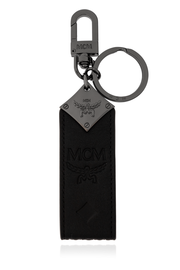 MCM Leather Keychain