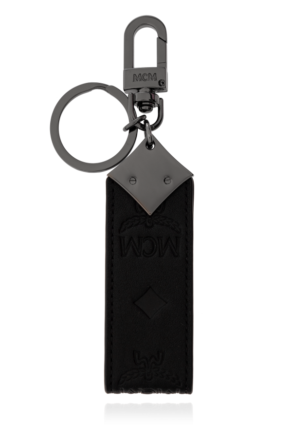 MCM Leather Keychain