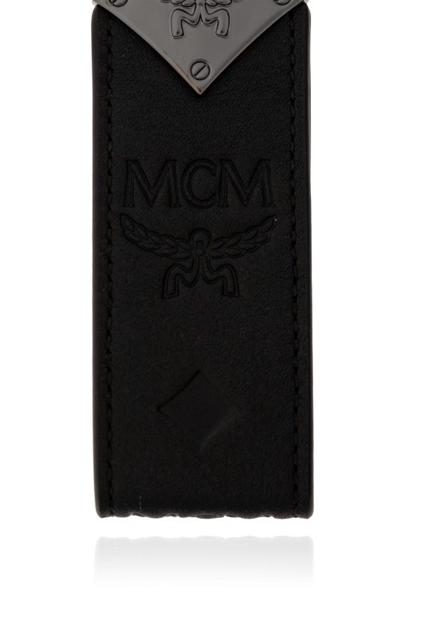 MCM Leather Keychain