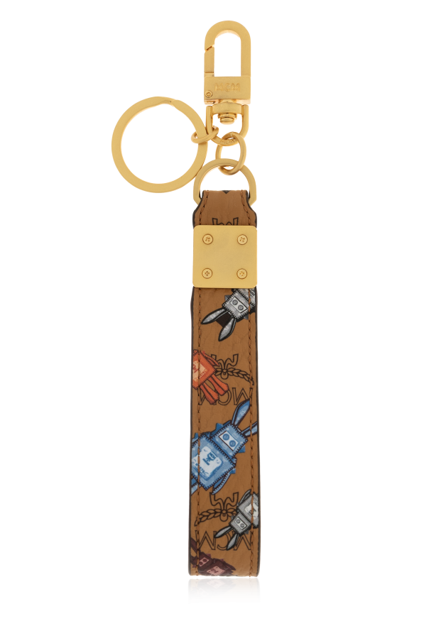 MCM Schlüsselanhänger mit buntem Aufdruck