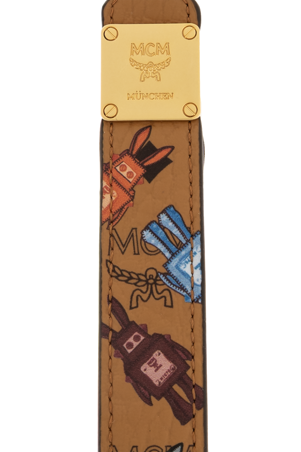 MCM Schlüsselanhänger mit buntem Aufdruck