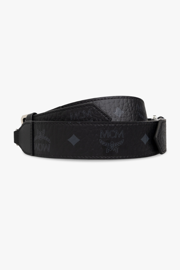 MCM bag burnished strap with monogram