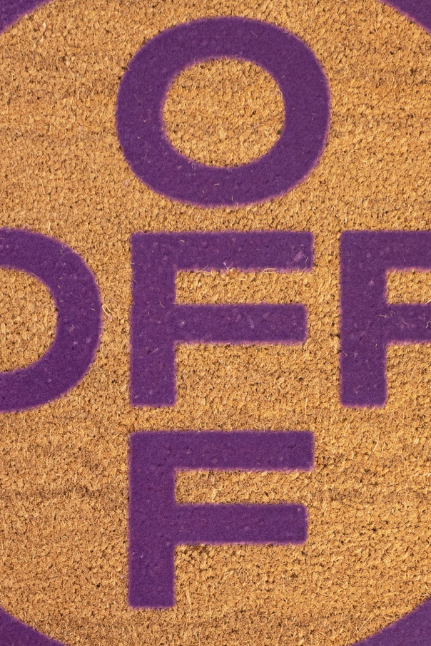 Off-White Door mat with logo