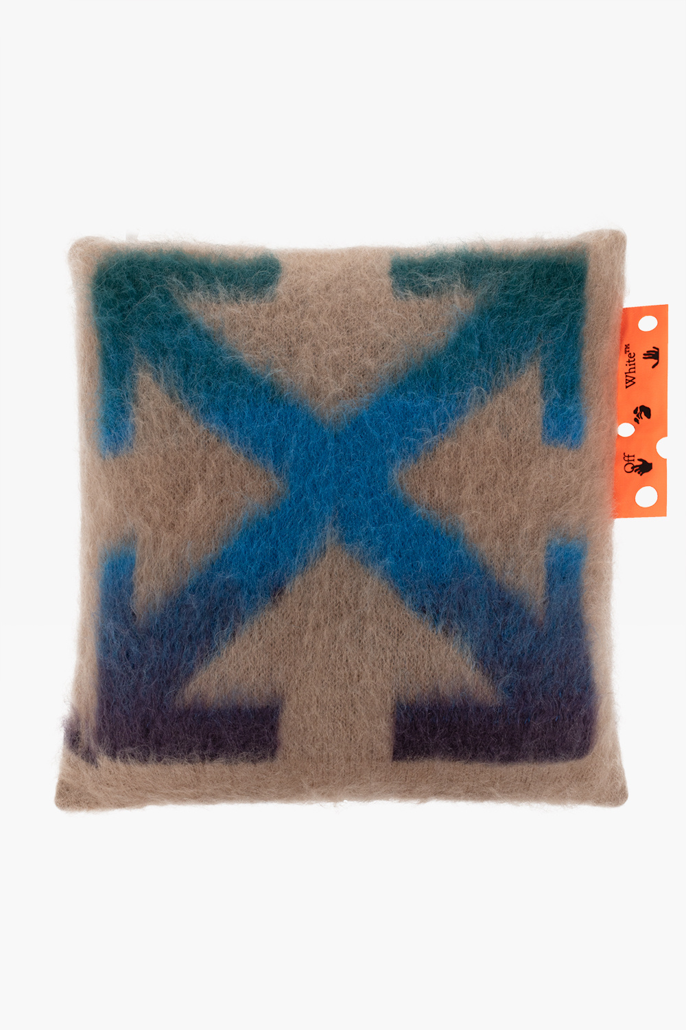 Off-White Cushion with Arrows motif