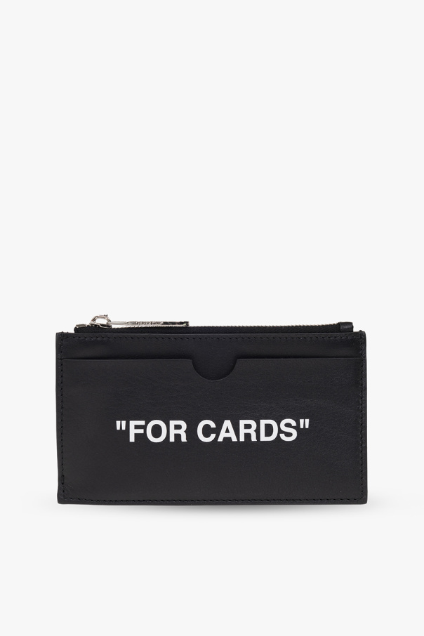 Off-White Leather card holder