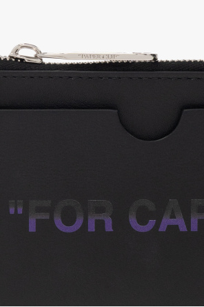 Off-White Card case with logo