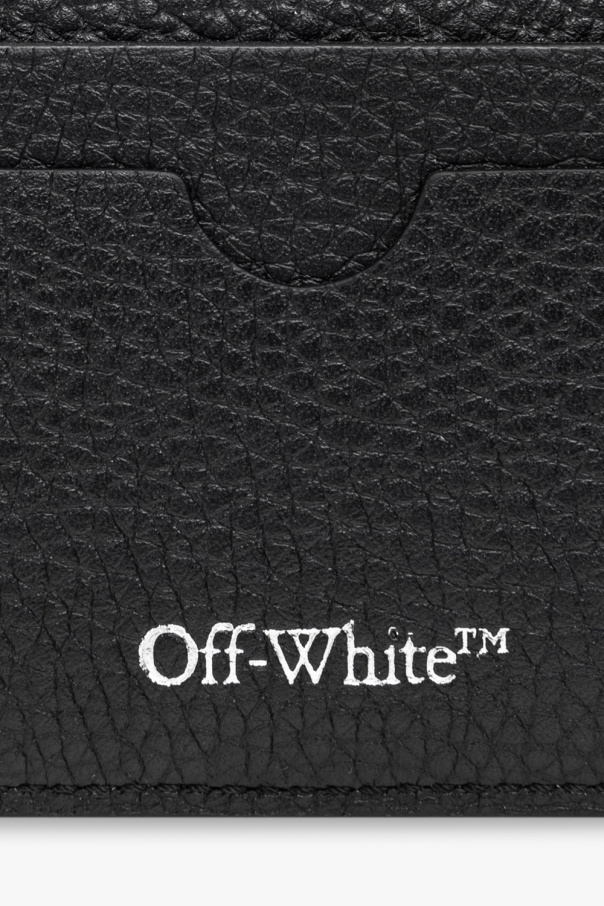 Off-White Card holder with logo