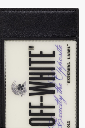 Off-White BLACK Wallet with logo
