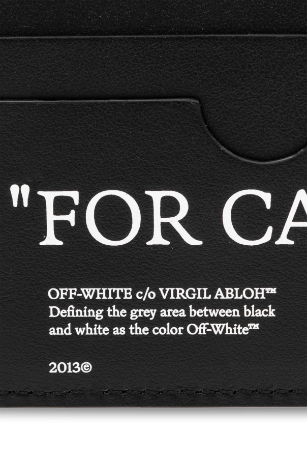 Off-White Leather card holder