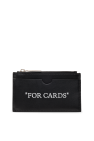 Off-White BLACK Leather card holder